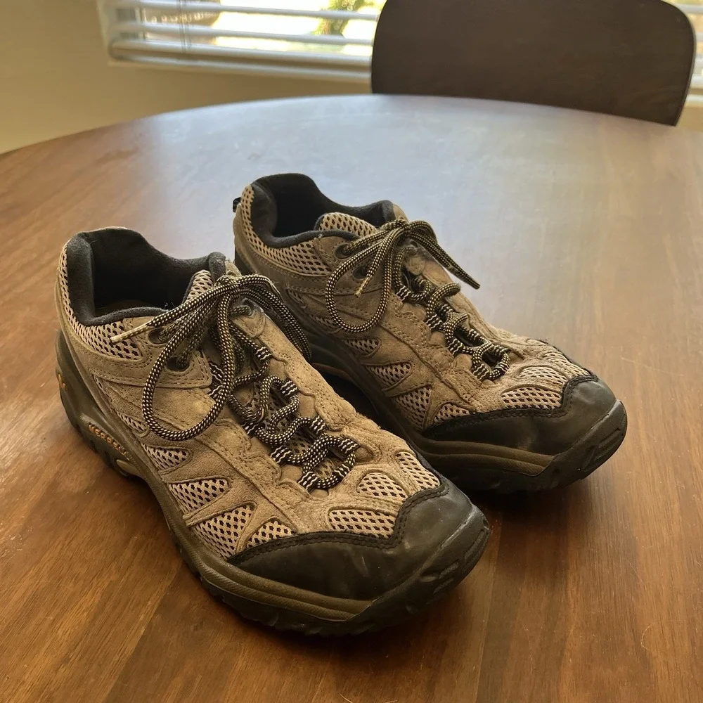 Merrell Mesa Ventilator Men's 9 Performance Footwear Boots Leather Walnut